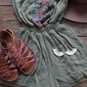 Olive Romper